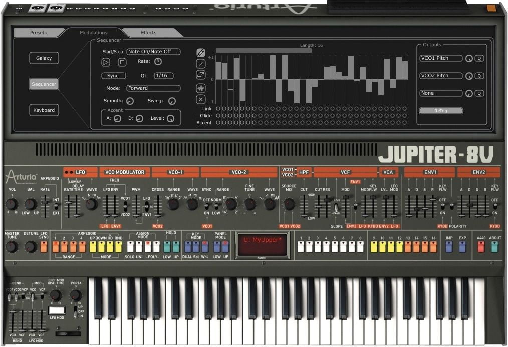arturia jupiter 8v software synthesizer